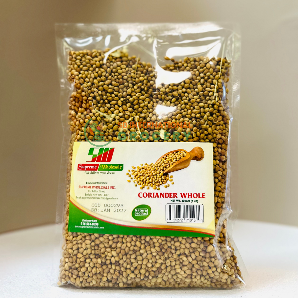Premium whole coriander seeds – 200 g size for Nepali cooking, dal, achar and curries